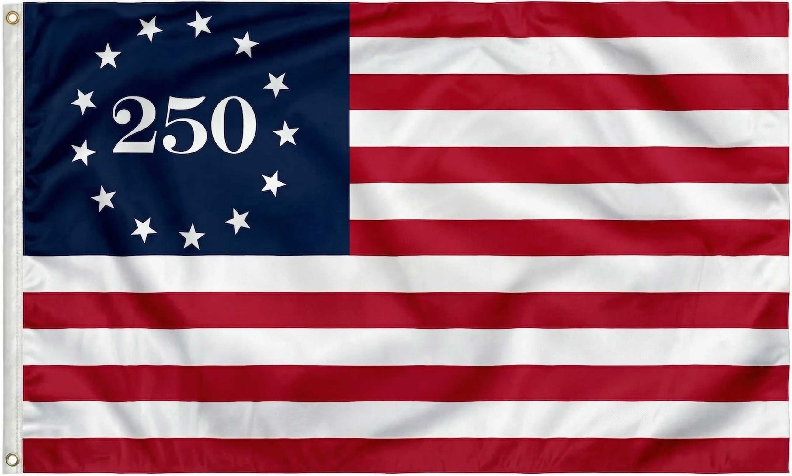 250 Anniversary 4x6 Sewn & Embroidered Flag