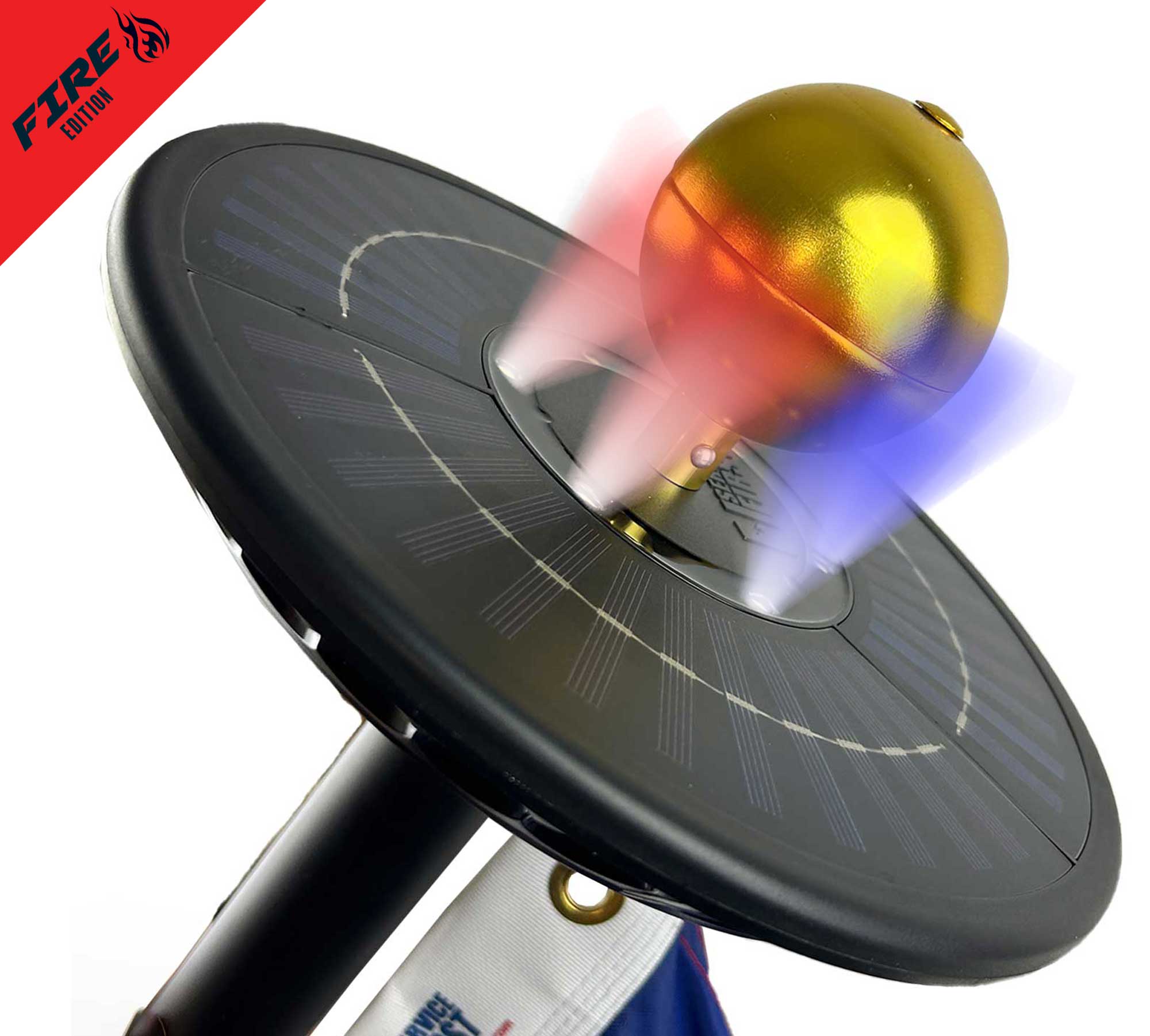 Sirius FIRE Solar Power Flagpole Light