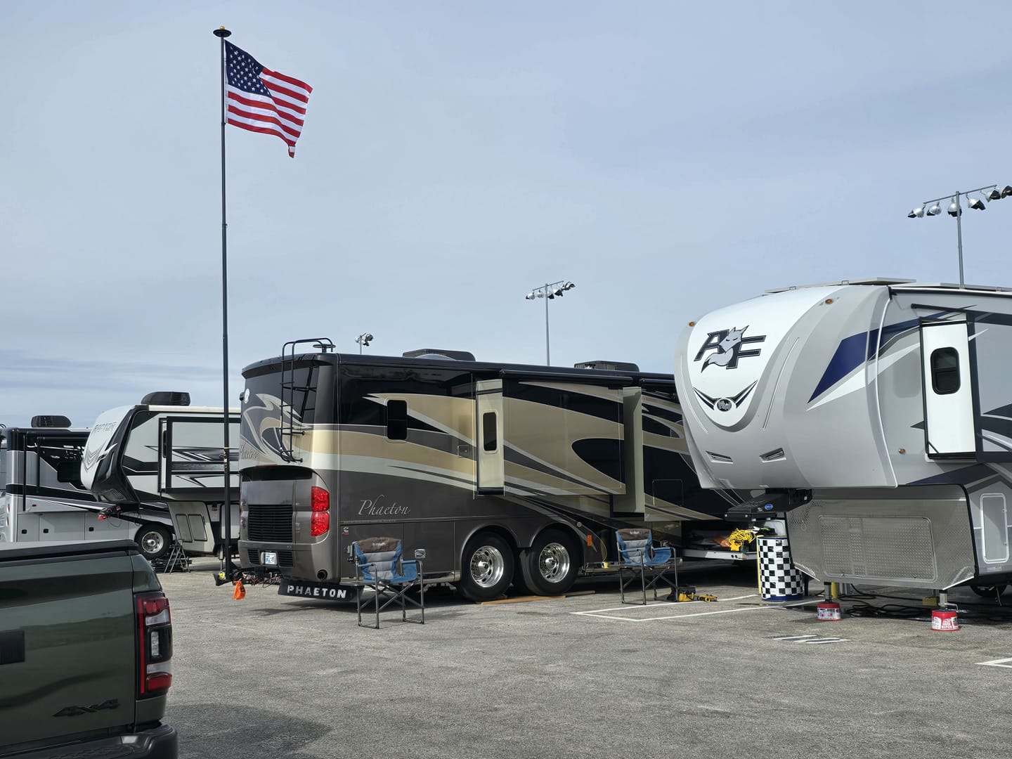 2"- 3" Diameter Heavy Duty RV Hitch Flagpole Holder