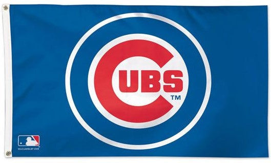 Chicago Cubs  W Outdoor Flag 3'x5' Printed-->100% USA-Made