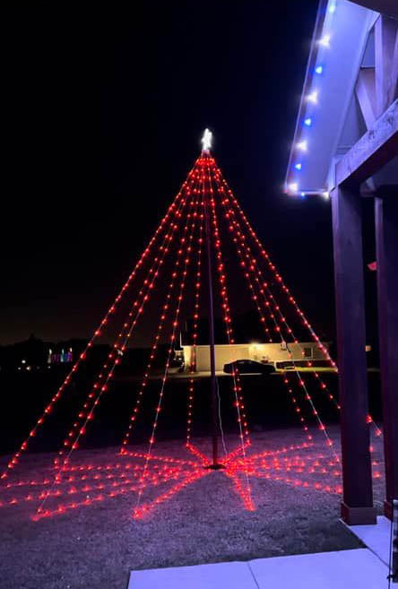 Dream Flagpole Christmas Tree Lights Gen 4