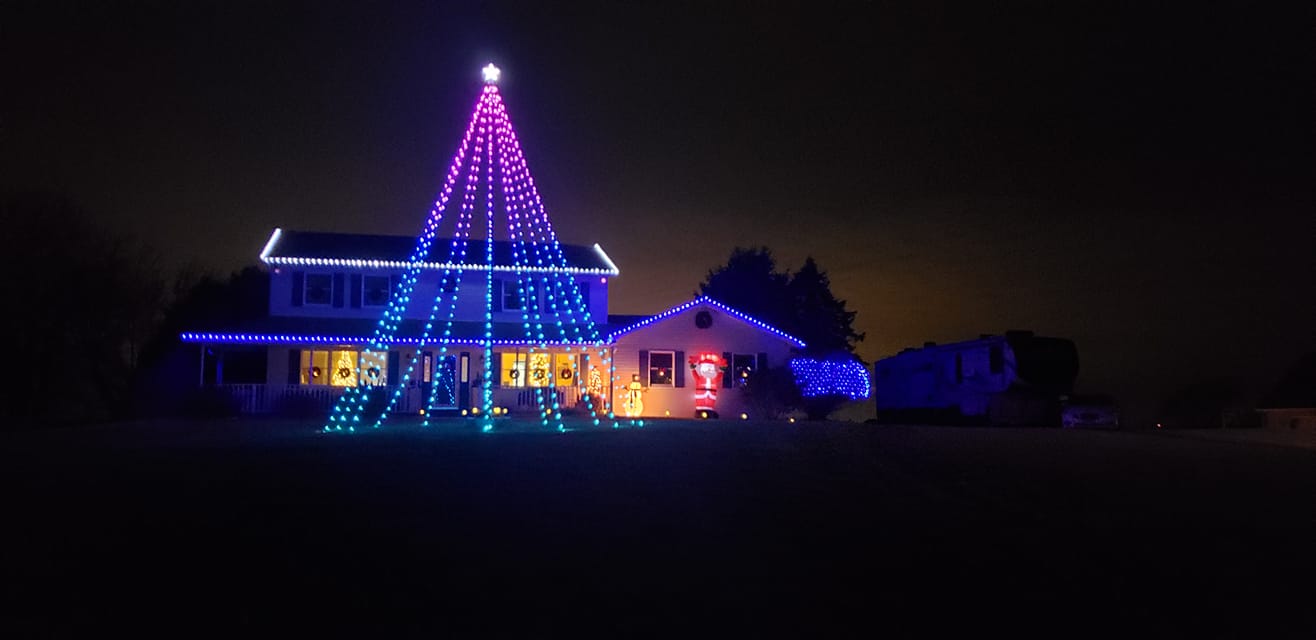 Dream Flagpole Christmas Tree Lights Gen 4