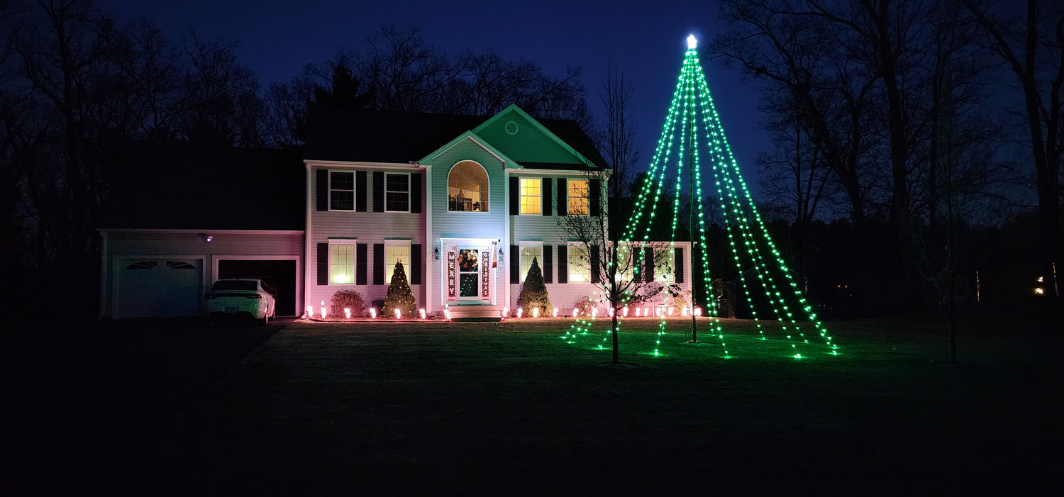 Dream Flagpole Christmas Tree Lights Gen 4