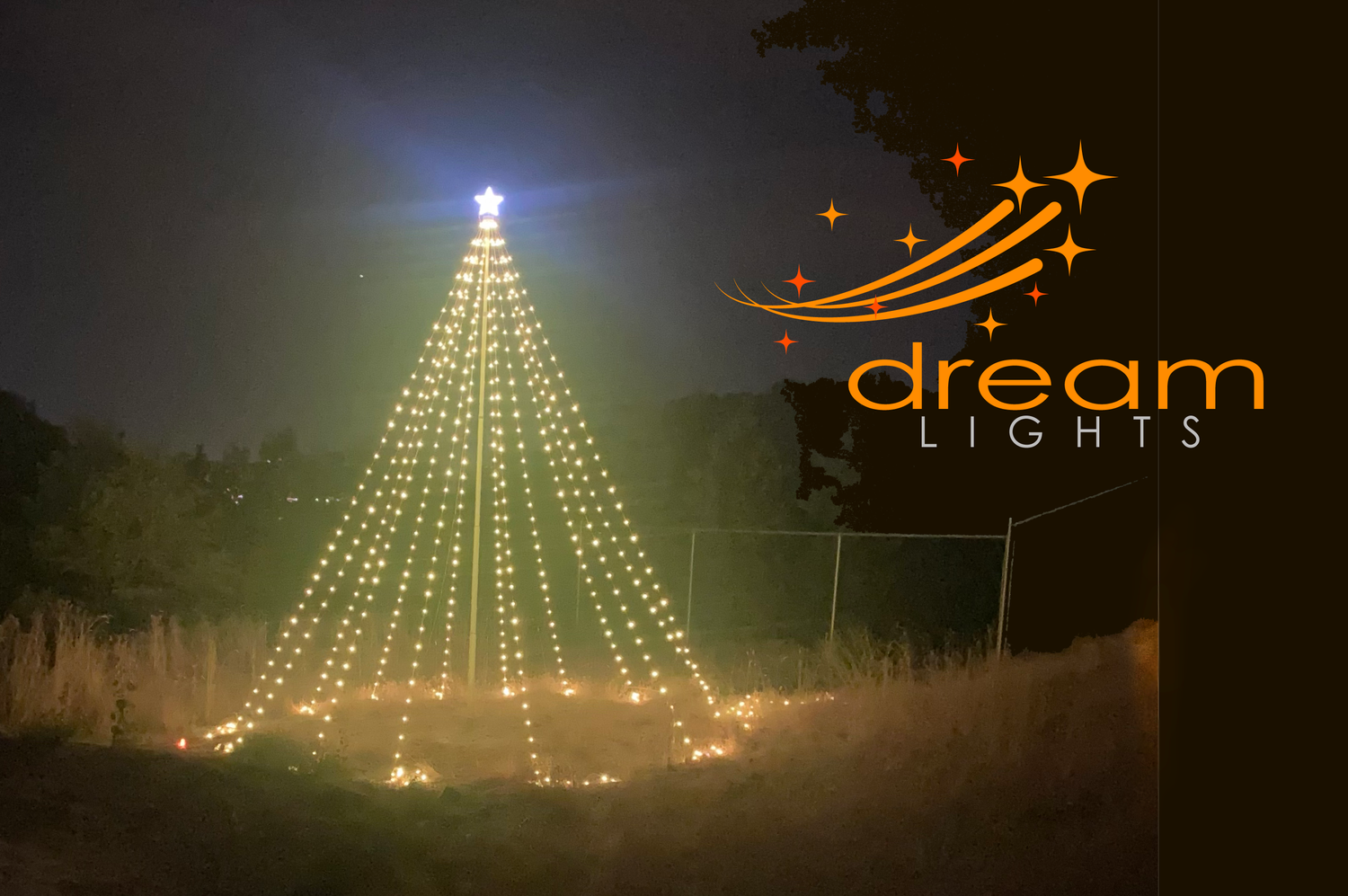 Dream Flagpole Christmas Tree Lights Gen 4