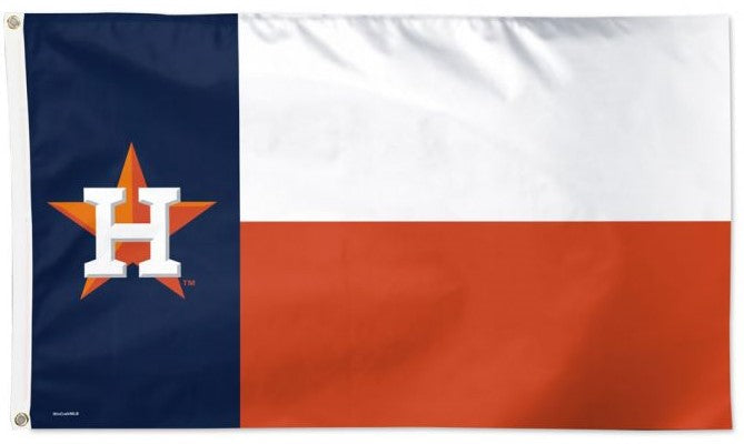 Houston Astros 12 Team Color Flag Sign