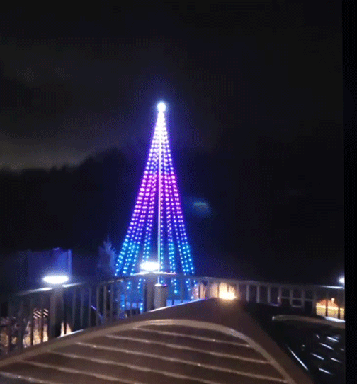 Dream Flagpole Christmas Tree Lights Gen 4