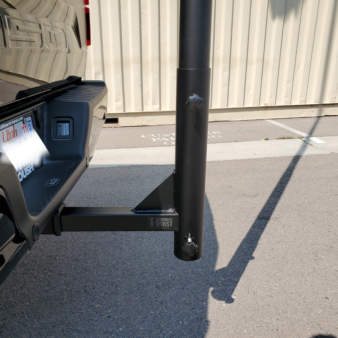 2"- 3" Diameter Heavy Duty RV Hitch Flagpole Holder