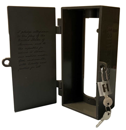 Flagpole Cleat Lock Box