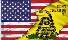 Load image into Gallery viewer, Deluxe Don&#39;t Tread On Me USA Flag
