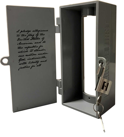 Flagpole Cleat Lock Box