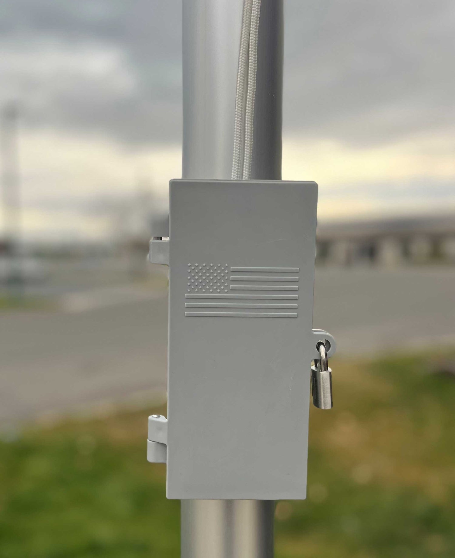 Flagpole Cleat Lock Box