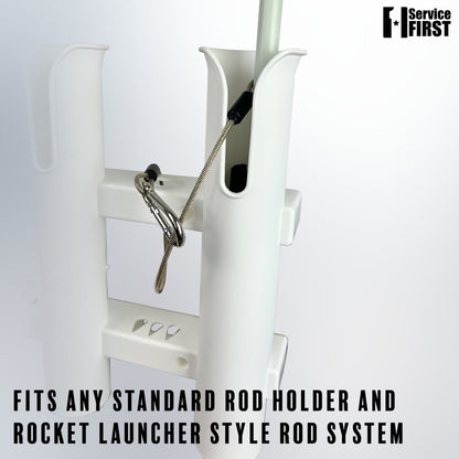 Boat Flagpole- Rod Holder Fiberglass Flagpole – OldGloryFlagpole Boat Flagpole- Rod Holder Fiberglass Flagpole – OldGloryFlagpole