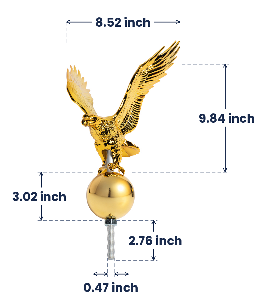Flying Eagle Finial
