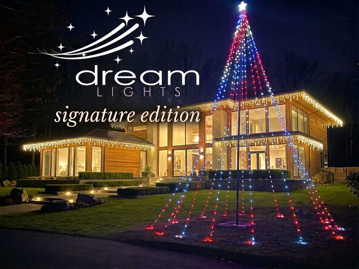 **NEW** 2026 Service First Dream Flagpole Christmas Tree Lights Signature Ed.