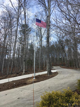 Load image into Gallery viewer, (Bundle) 25&#39; or 30&#39; Delta Sectional Flagpole Bundle (Pole, Light &amp; Flash Collar)
