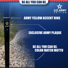 Load image into Gallery viewer, 25&#39; Delta TELESCOPING Flagpole ARMY Edition (Black)**Ships March 19th
