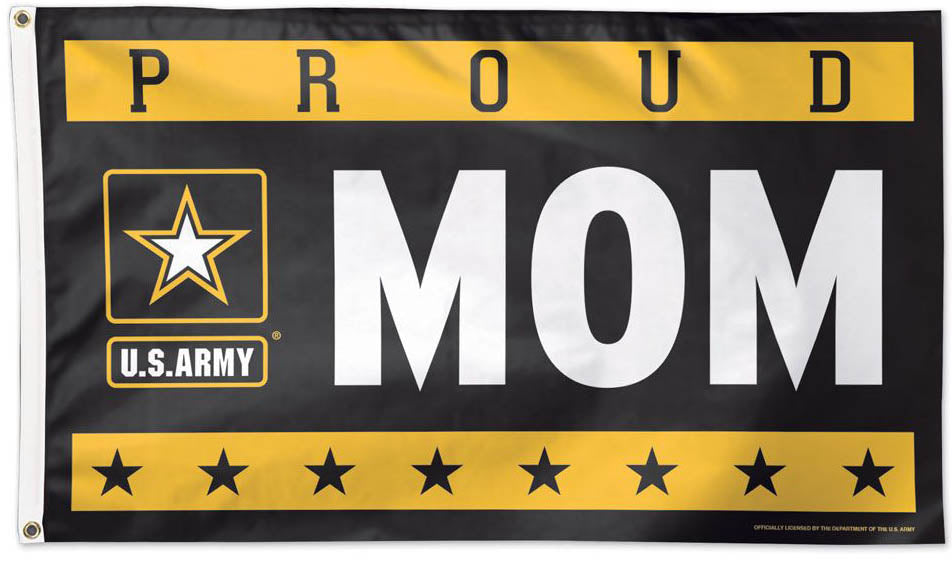 Deluxe US Army Mom Flag