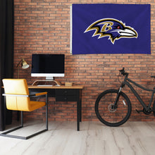 Load image into Gallery viewer, 3&#39;x5&#39; Baltimore Ravens Flag
