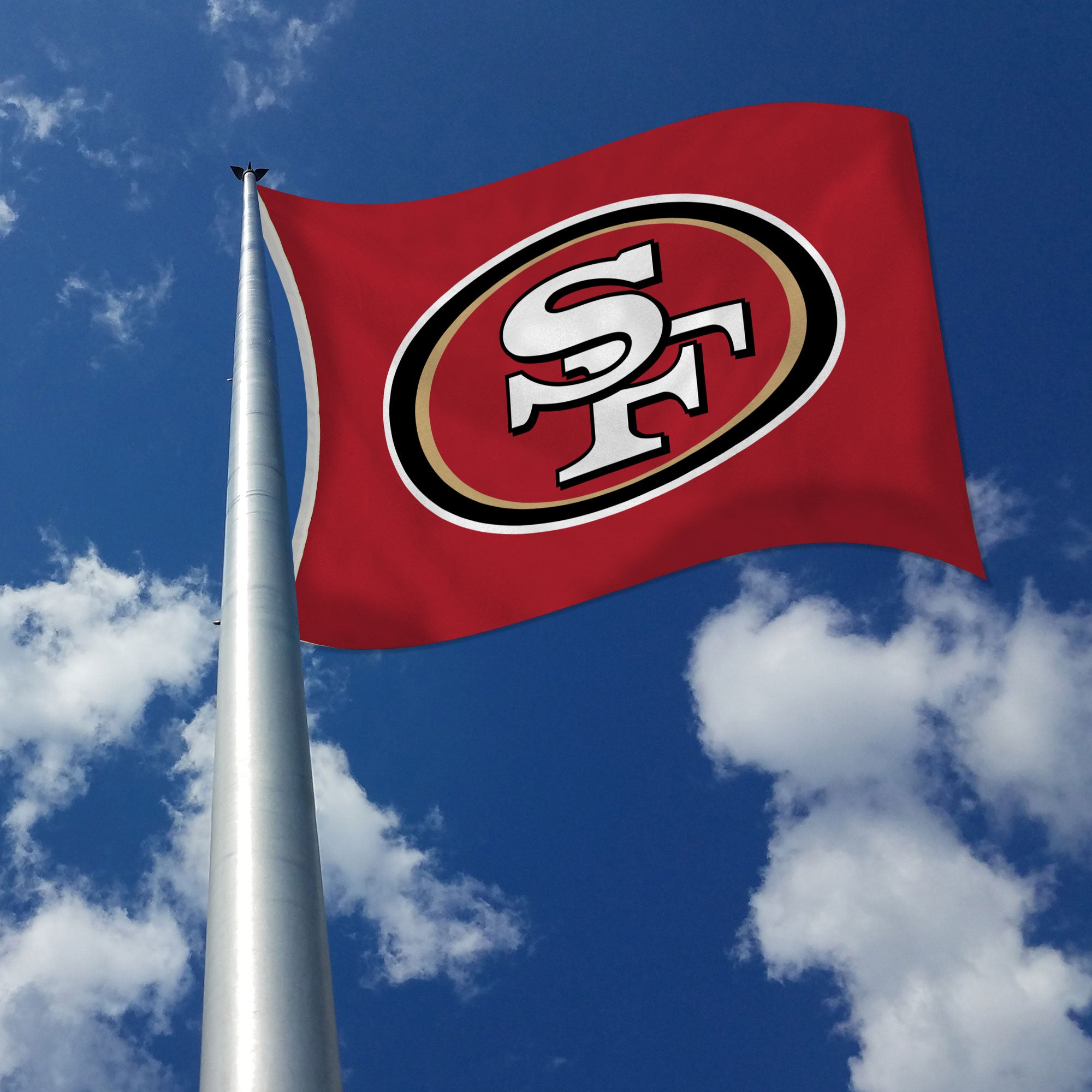 San Francisco 49ers vs Oakland Raiders House Divided Flag Banner  28x40" NFL 2023