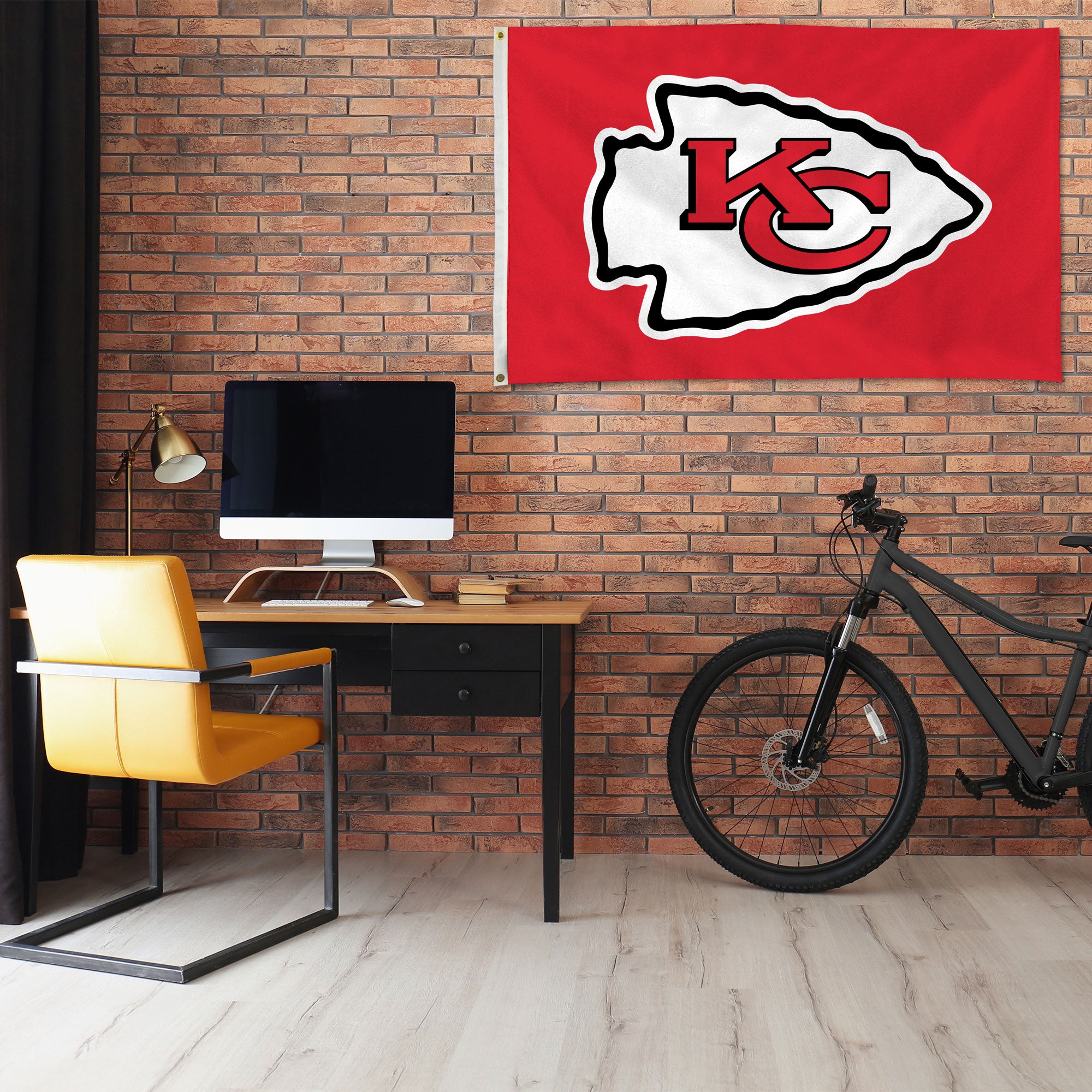 Kansas City Chiefs KC Large 3x5 Flag