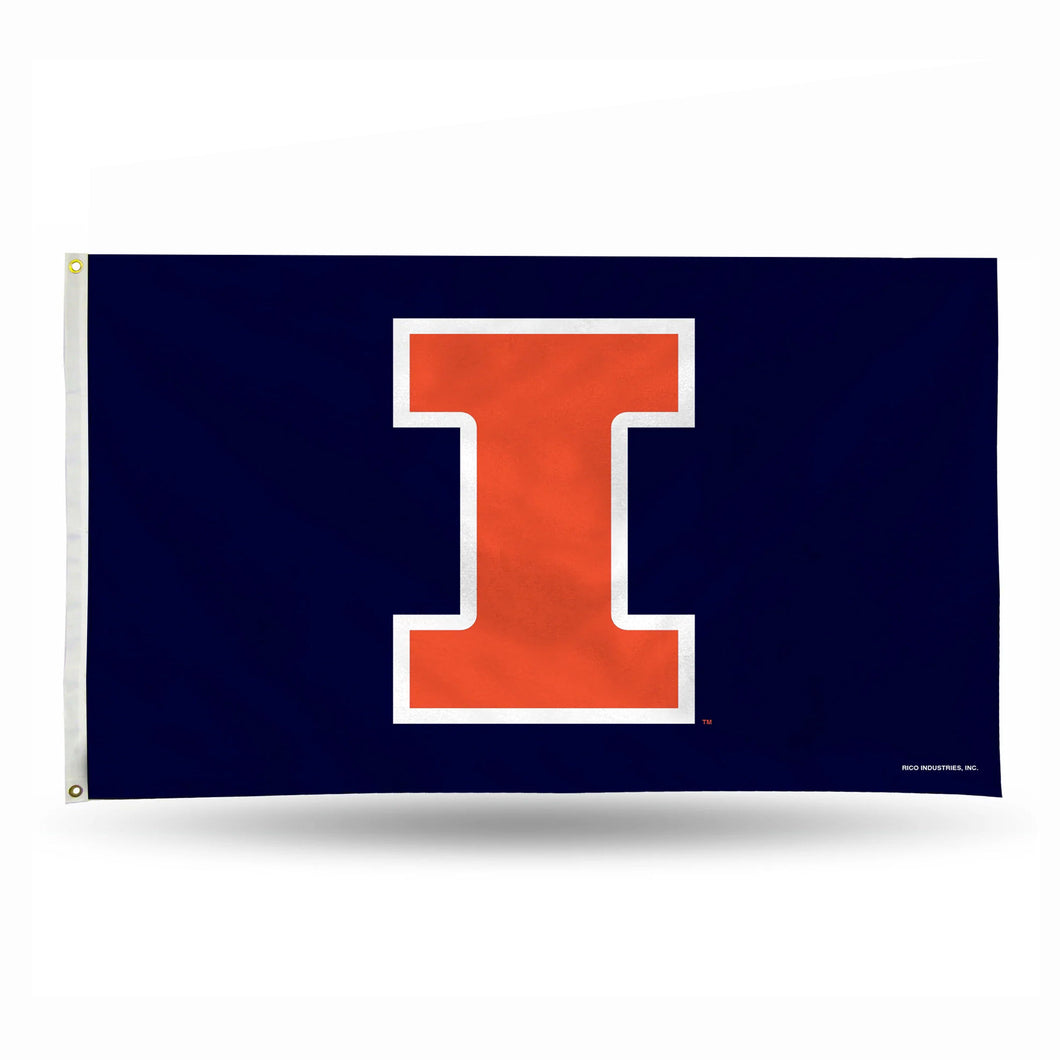 3'x5' Illinois Fighting Illini Flag