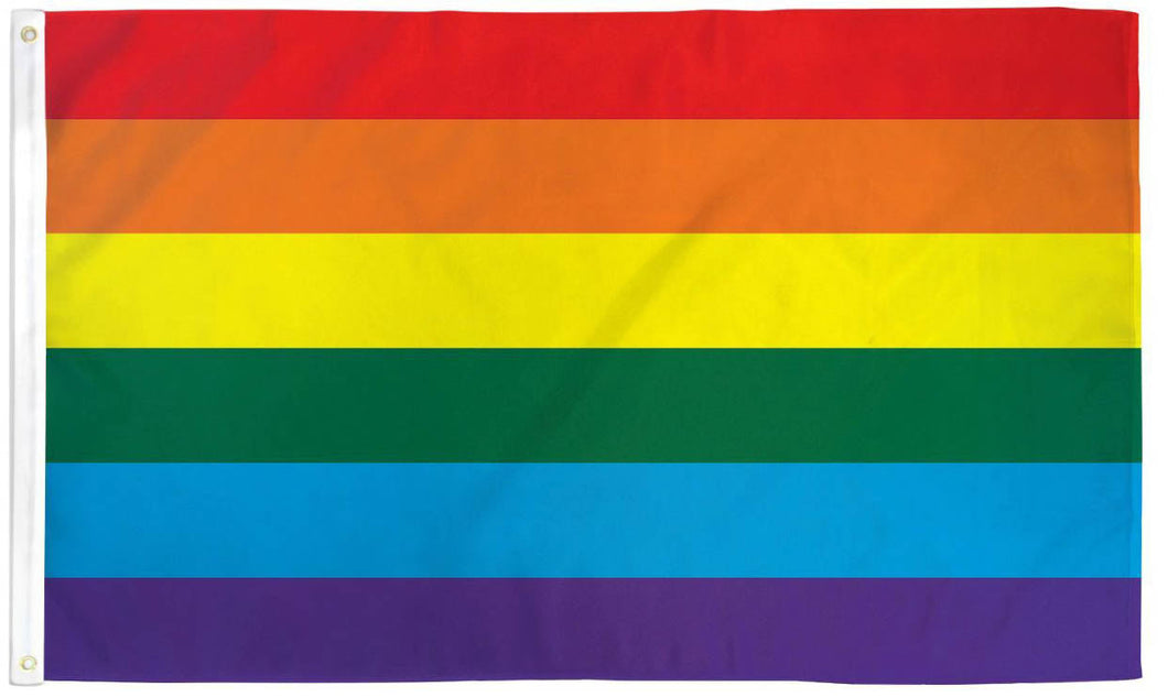 Rainbow 3x5 Polyester Flag